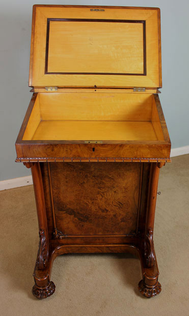Ladies Antique Davenport Writing Desk.