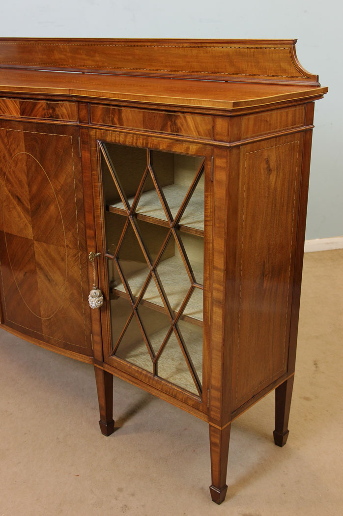 Antique Bookcase Display Cabinet,