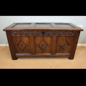 Antique Oak Coffer,