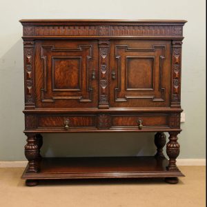 Antique Oak Sideboard Cupboard