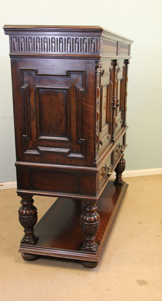 Antique Oak Sideboard,