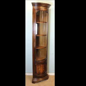 Bow Front Corner Cabinet,