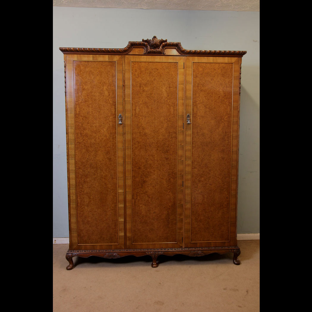Burr Walnut Wardrobe.