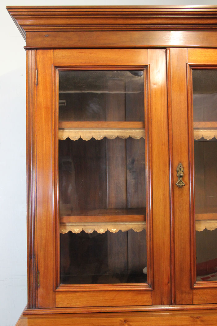 Cottage Antique Cupboard Bookcase,