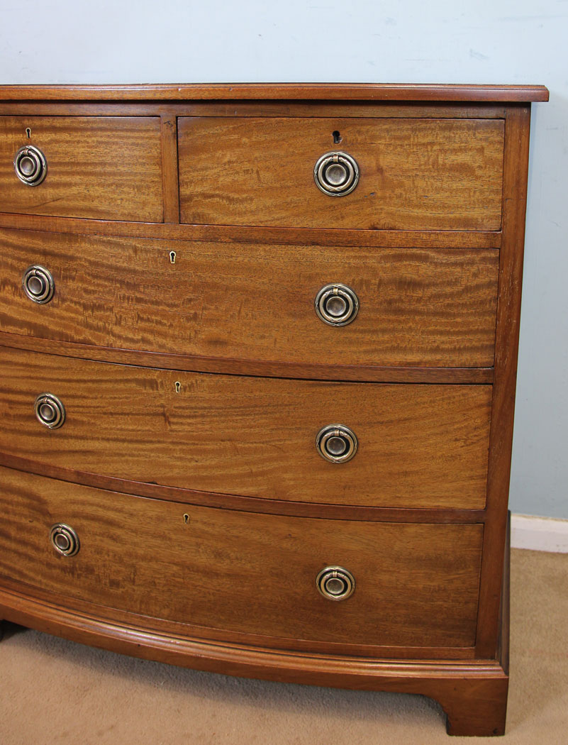 Edwardian Antique Mahogany Chest Drawers,