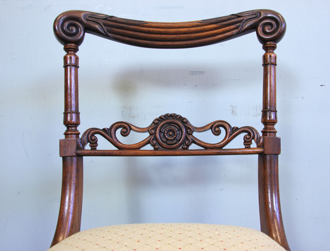 Quality Pair Antique Side Chairs,