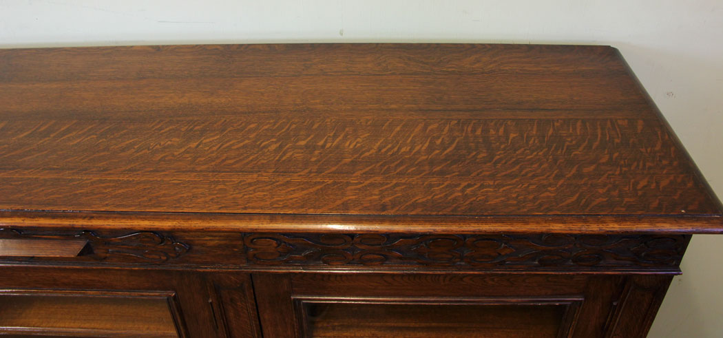 10941r9 Antique Oak Bookcase, The Antique Shop Lincolnshire,