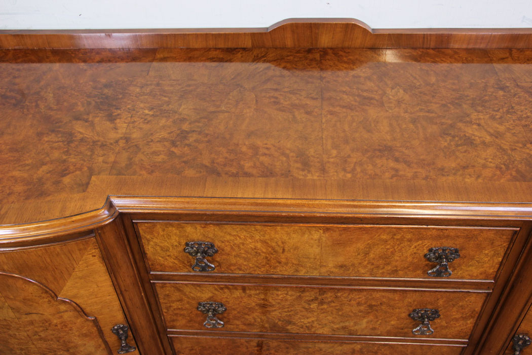 Antique Burr Walnut Sideboard, Server,