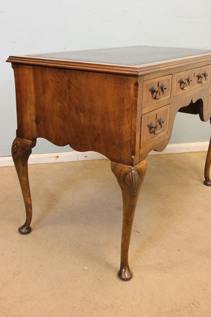 Antique Burr Walnut Writing Desk,