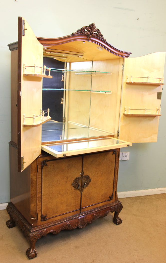 Antique Cocktail Drinks Cabinet,