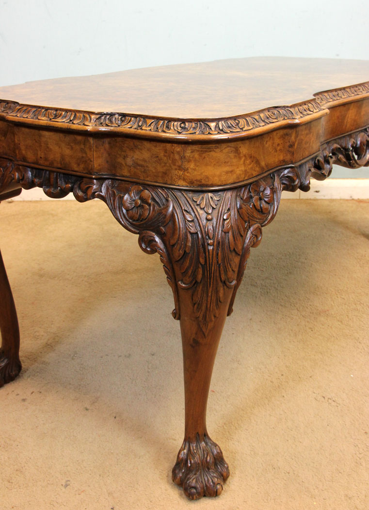 Antique Vintage Walnut Coffee Table.