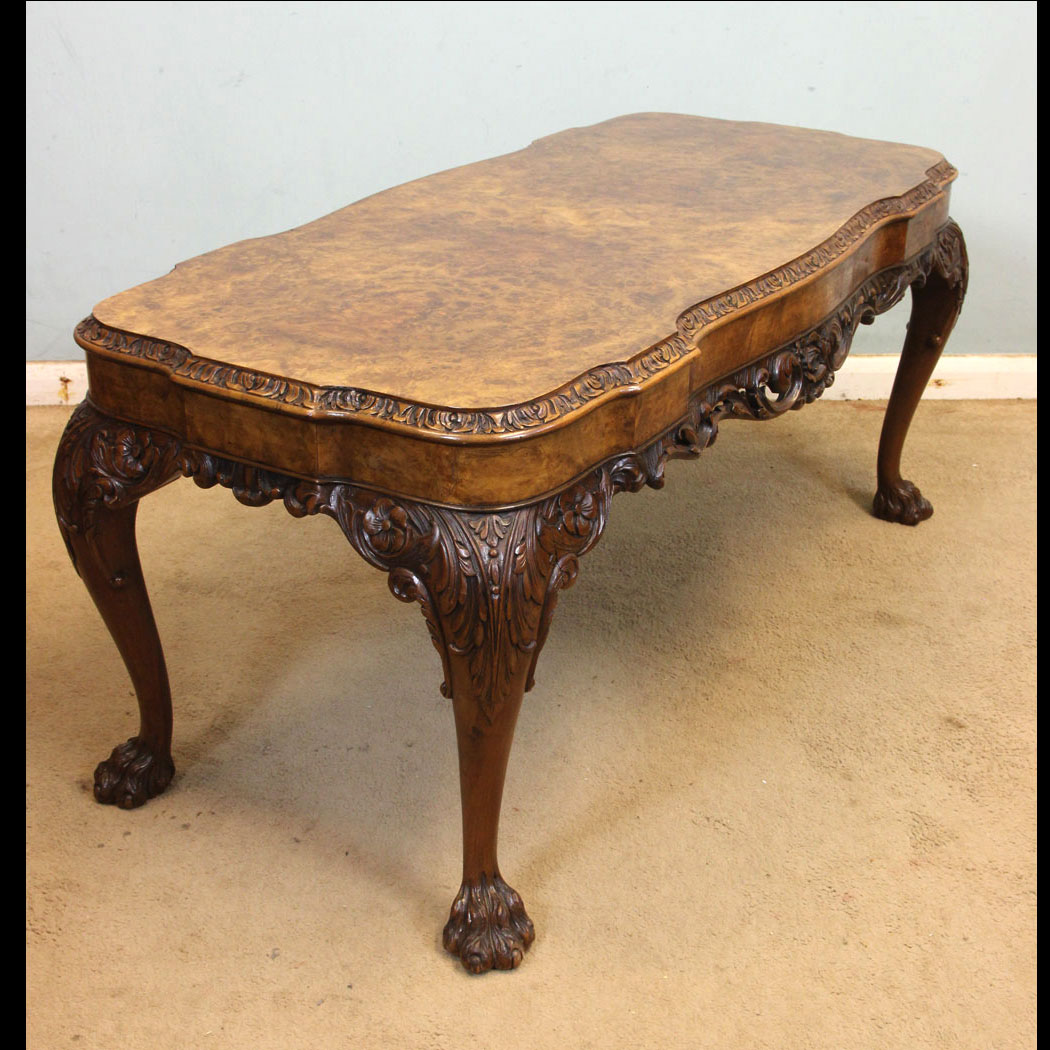 Antique Walnut Coffee Table.
