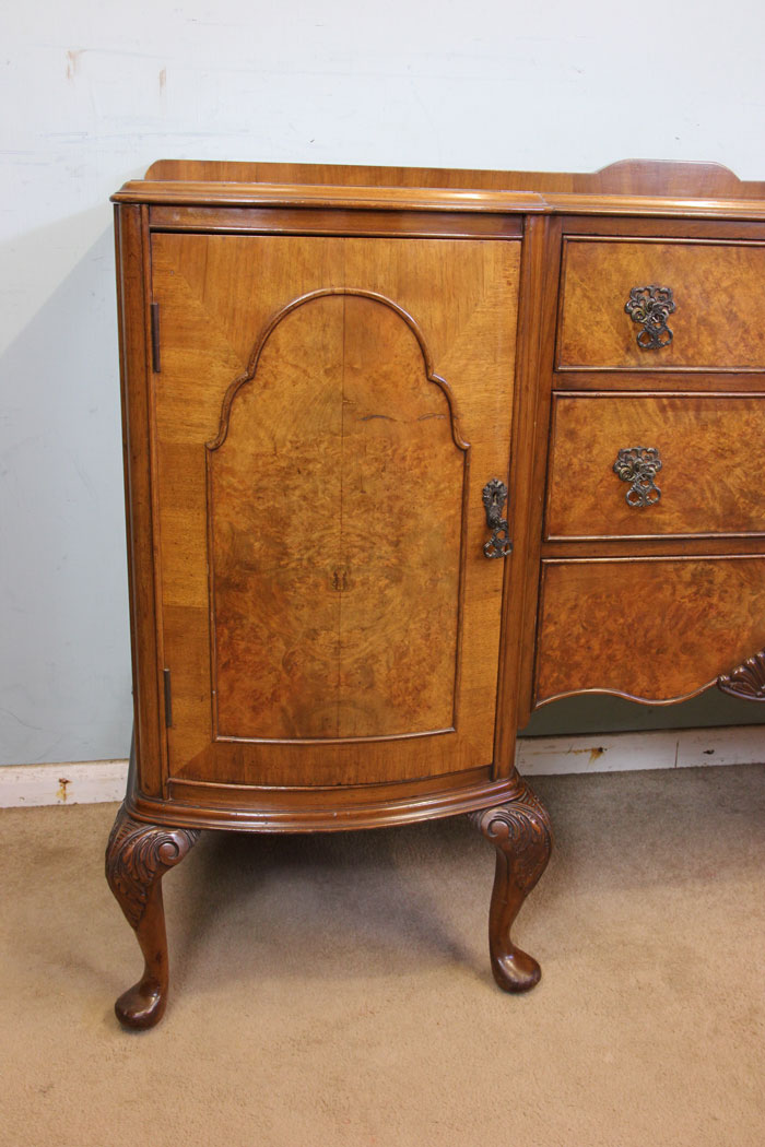 Antique Walnut Sideboard,