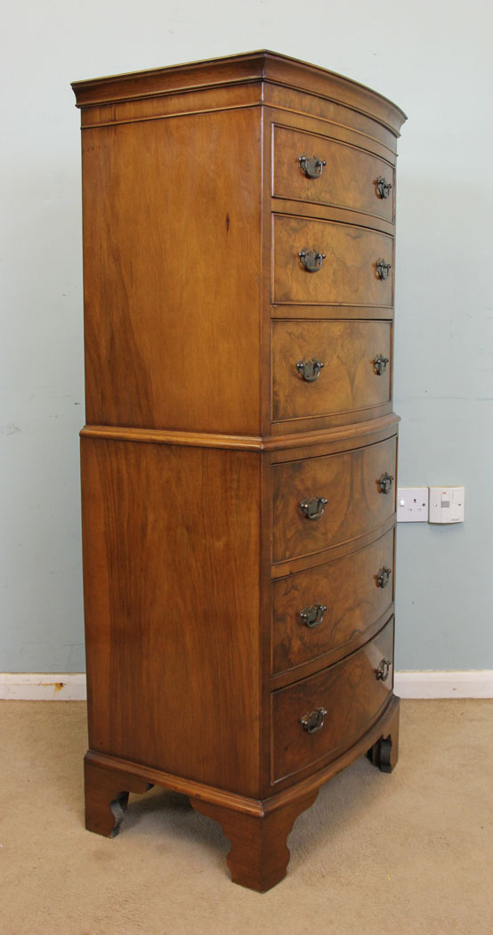 Burr Walnut Chest Drawers,