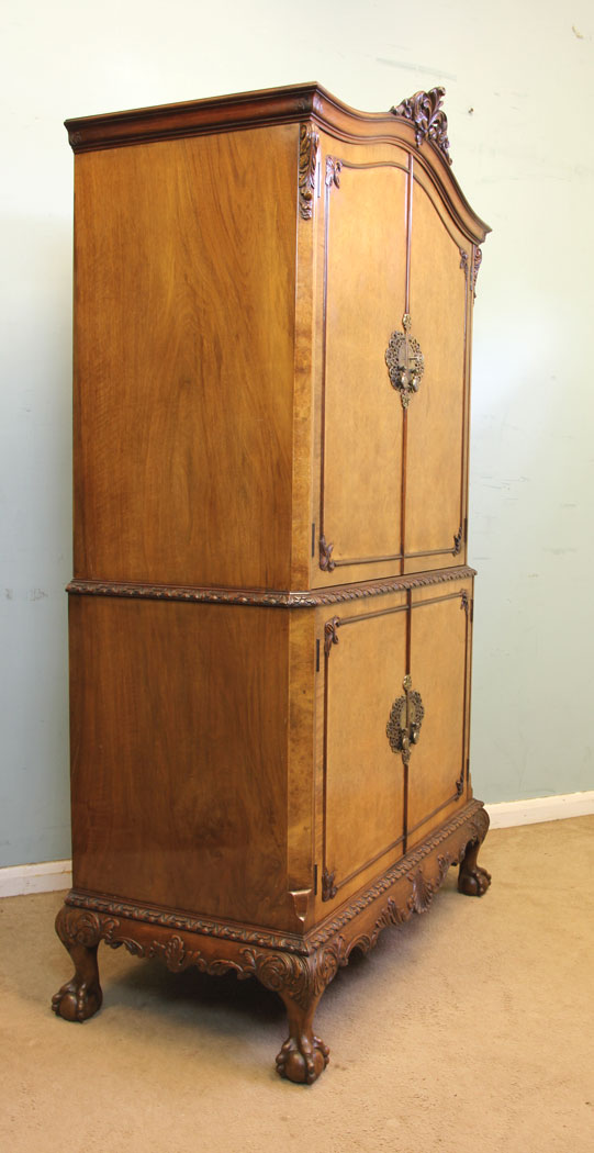 Burr Walnut Drinks Cabinet,