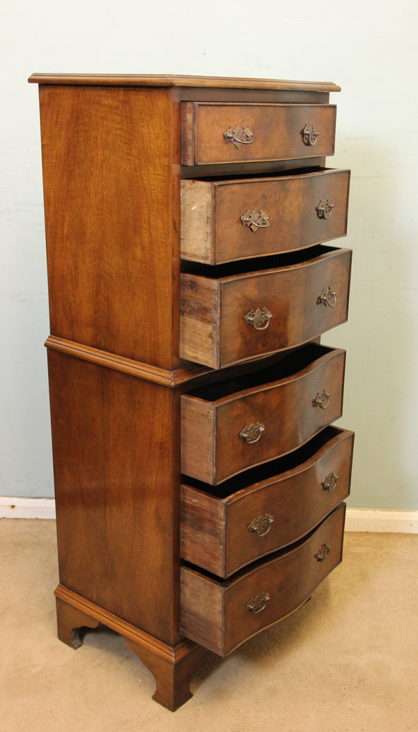 Walnut Antique Chest on Chest,