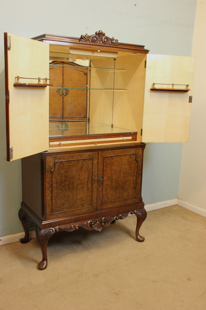 Walnut Drinks Cabinet,