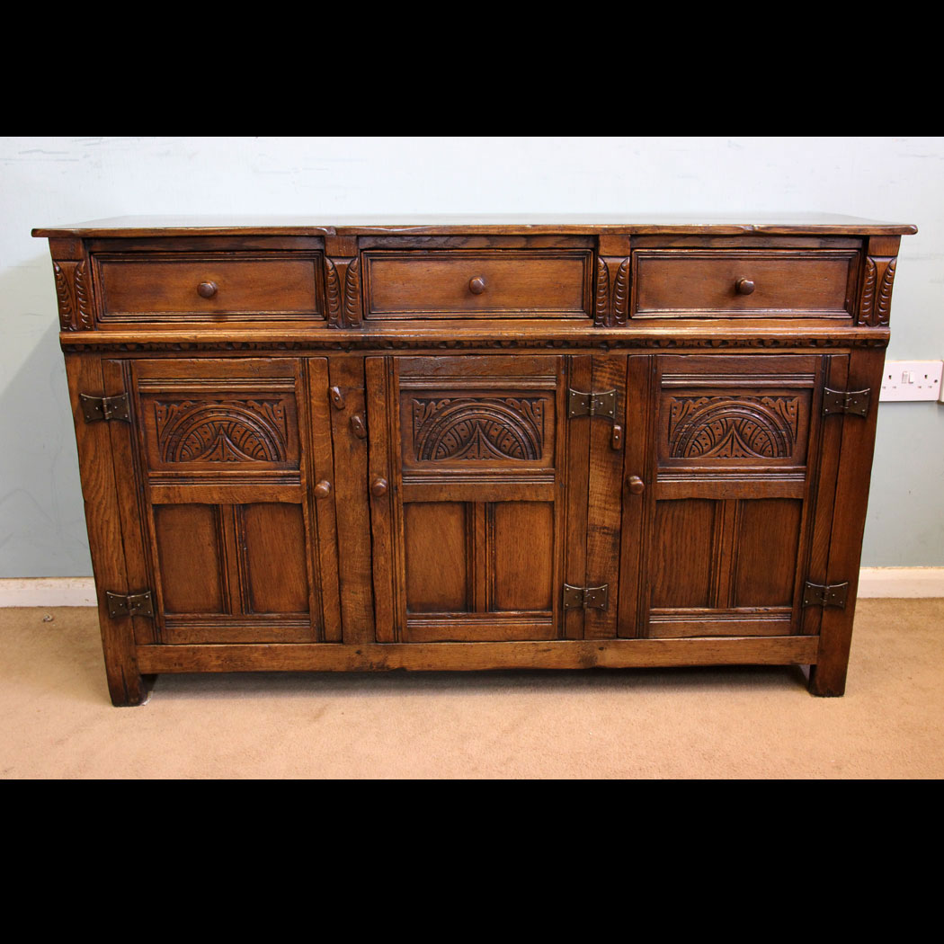 Antique Dresser Base, Antique Oak Sideboard Dresser Base