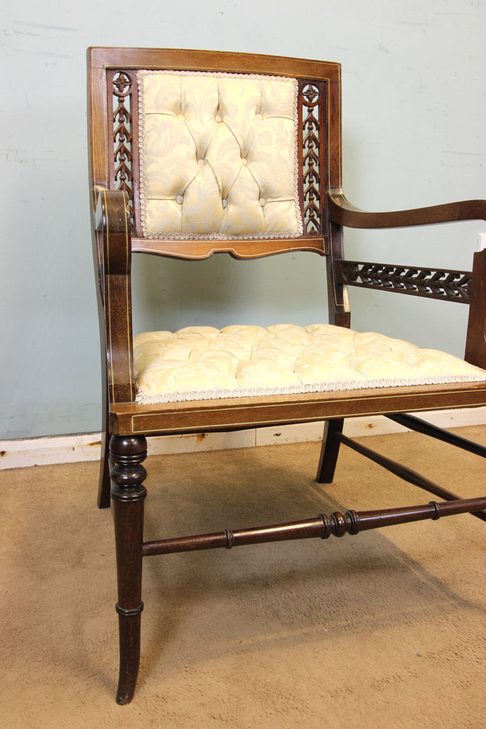 Antique Edwardian Armchair,