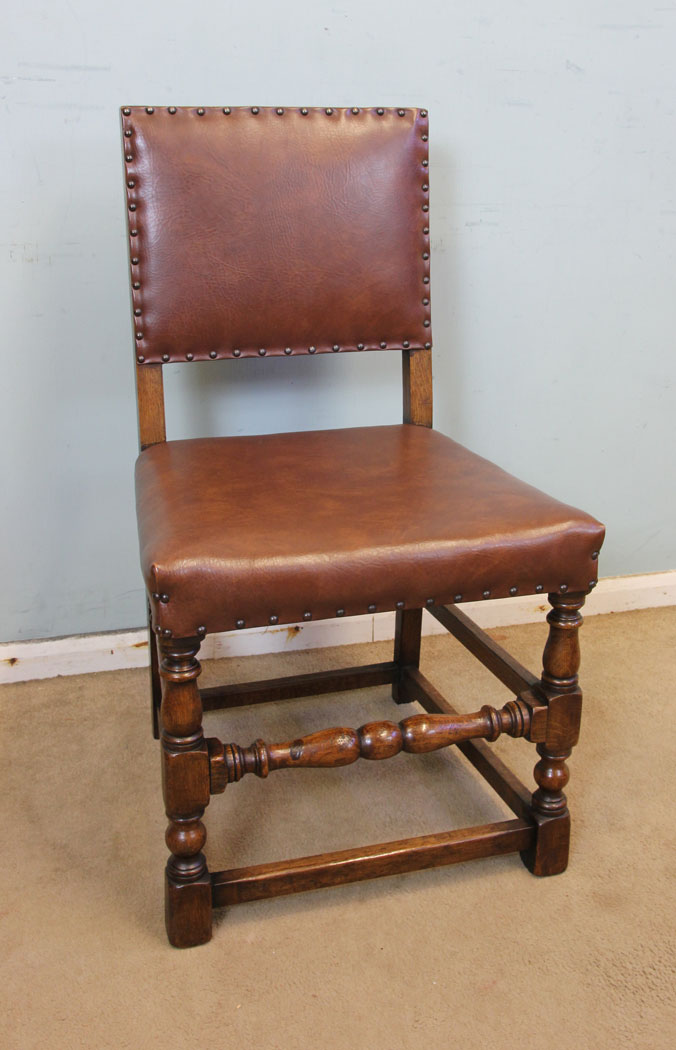 Antique Oak Country Chairs,