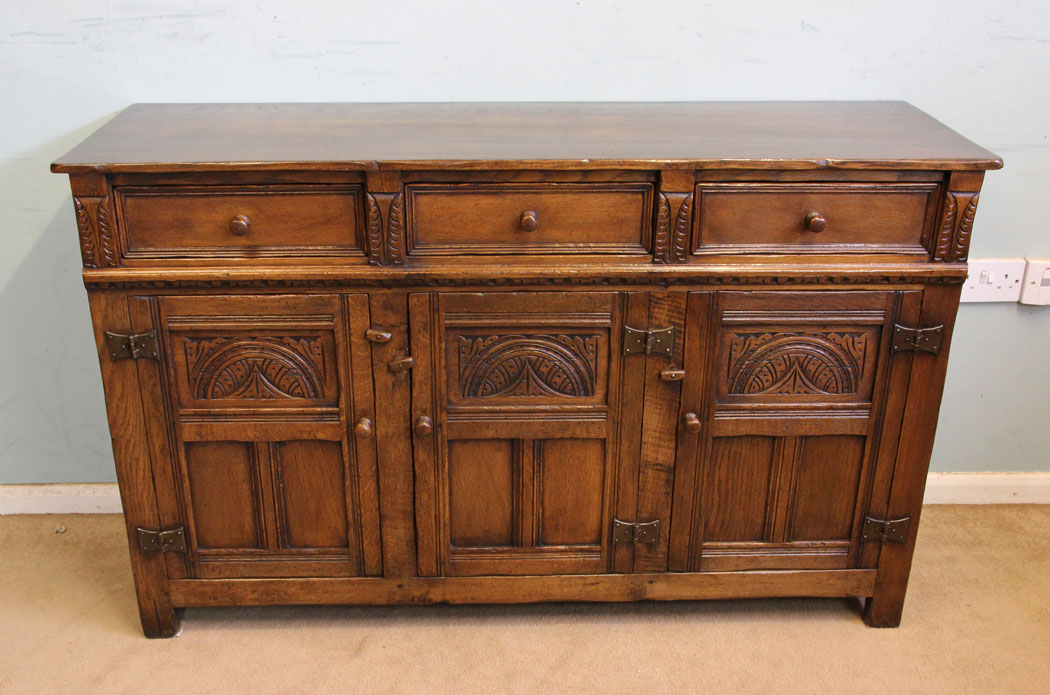 Antique Oak Dresser Base,