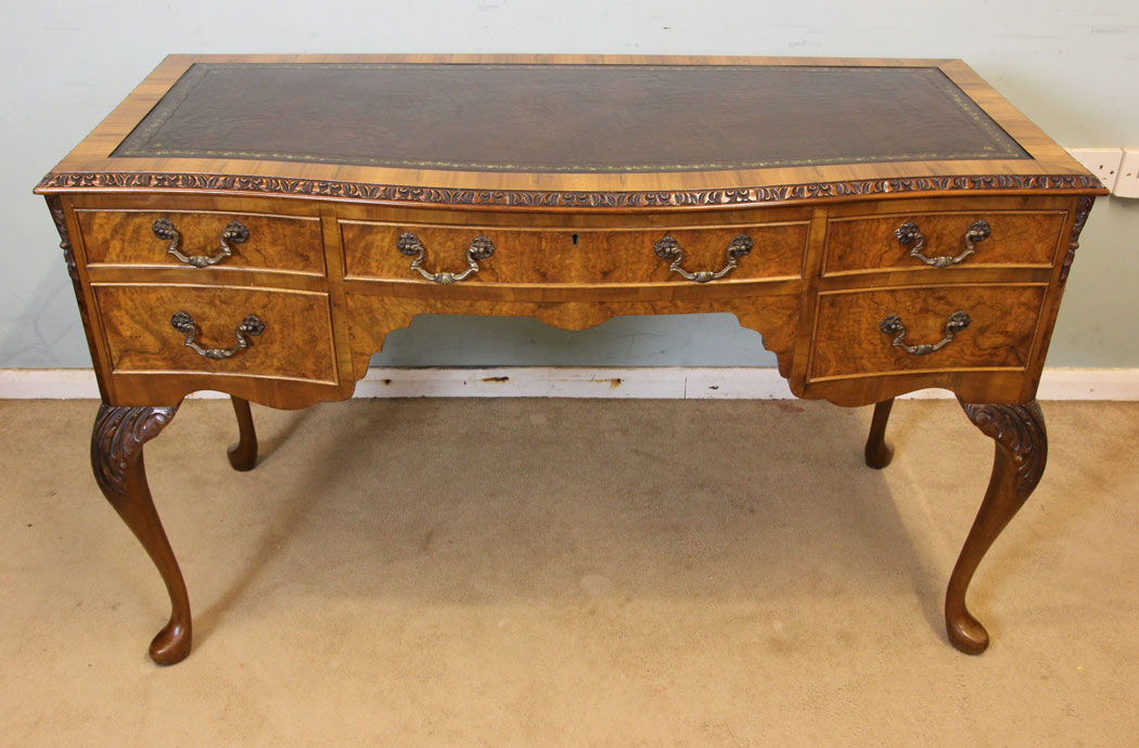 Antique Walnut Writing Desk,