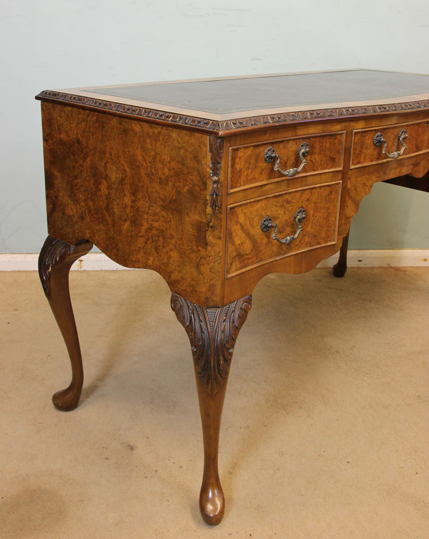 Burr Walnut Writing Desk,