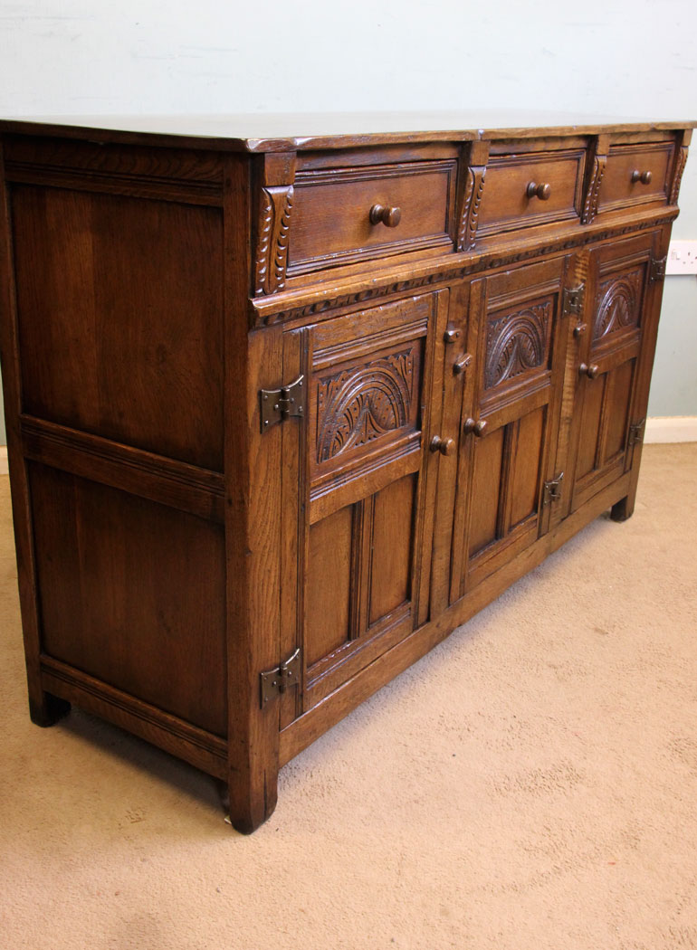 Oak Antique Dresser Base,