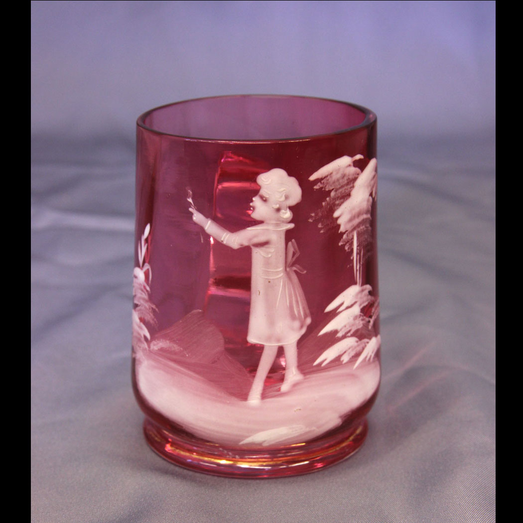 10958r01Antique Mary Grgory Tumbler, Antique Mary Grgory Tumbler,