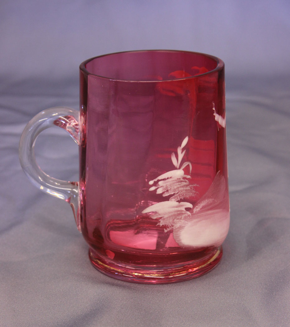 10958r6 Antique Cranberry Tumbler, Antique Cranberry Tumbler,