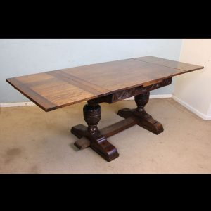 Antique Draw Leaf Refectory Dining Table