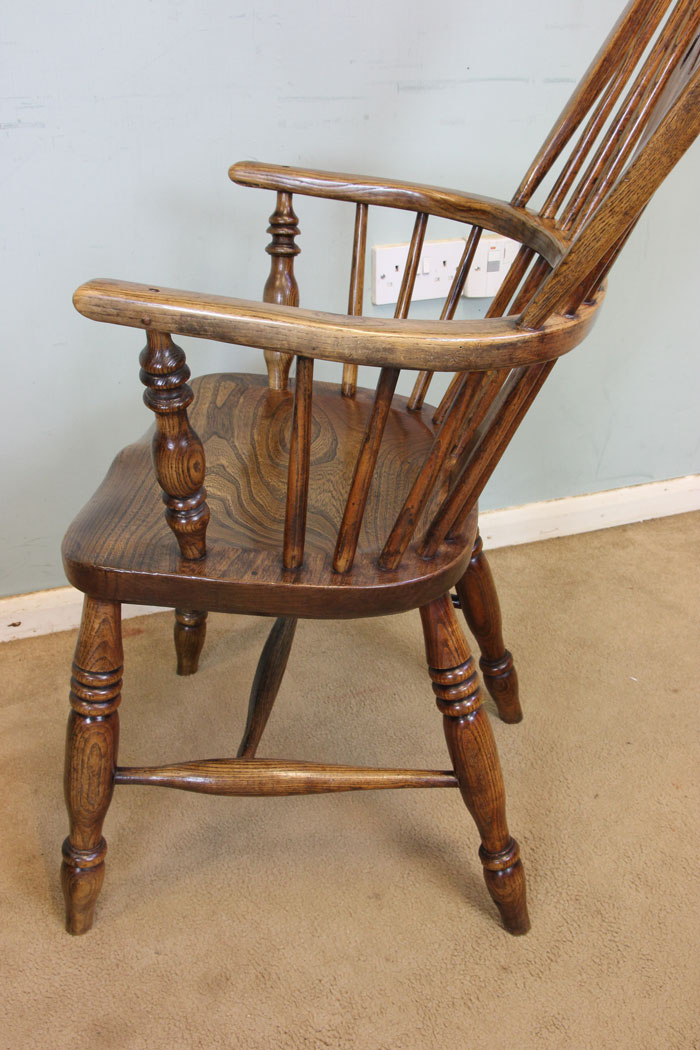 10969r4 19th Century Antique Windsor Chair, Antique Windsor Chair