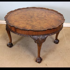 Antique Burr Walnut Coffee Table,
