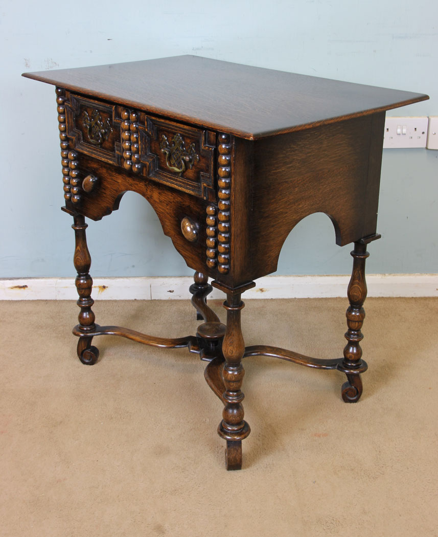 11045r4 Antique Oak Side hall Table, Antique Oak Side Table
