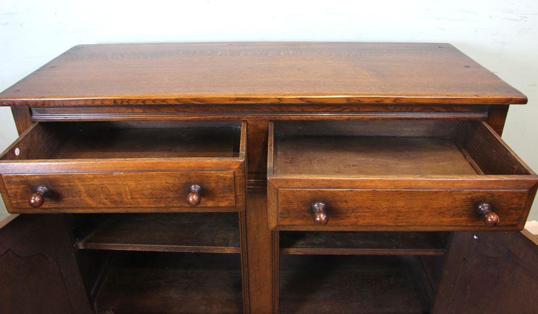 11016r10 Antique Oak Dresser Base, Oak Sideboard Dresser Base