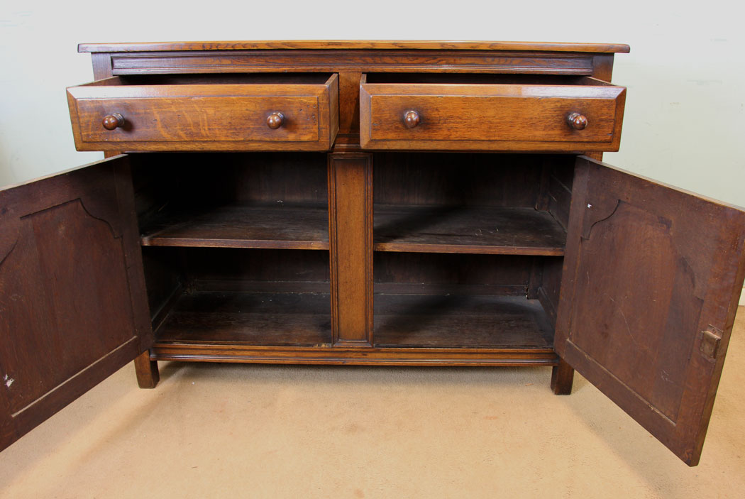 11016r11 Antique Oak Dresser Base, Norfolk,
