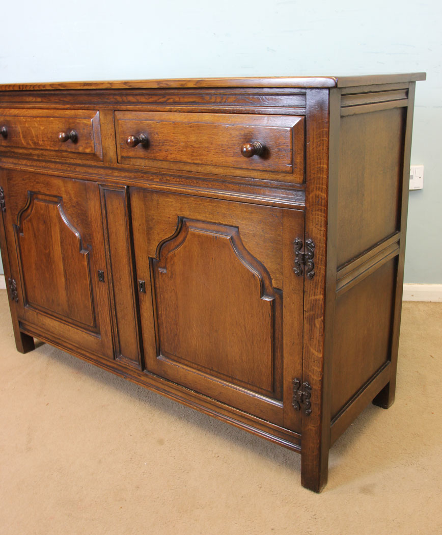 11016r4 Small Antique Oak Dresser Base, Oak Sideboard Dresser Base
