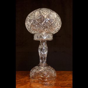 Antique Cut Crystal Table Lamp