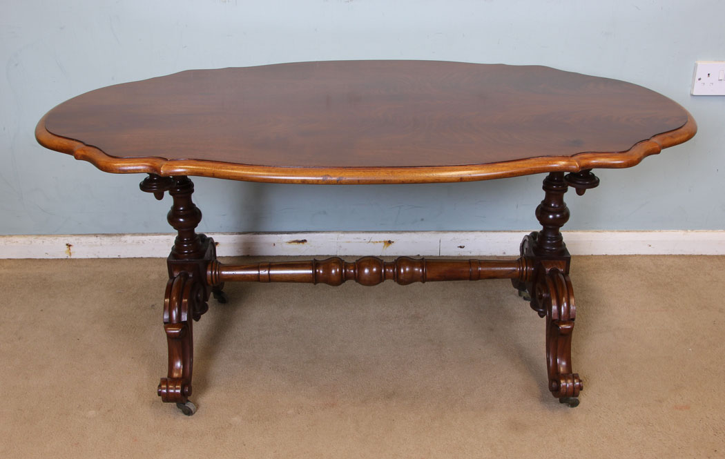 11067r3 Victorian Antique Mahogany Coffee Table, Antique Mahogany Coffee Table