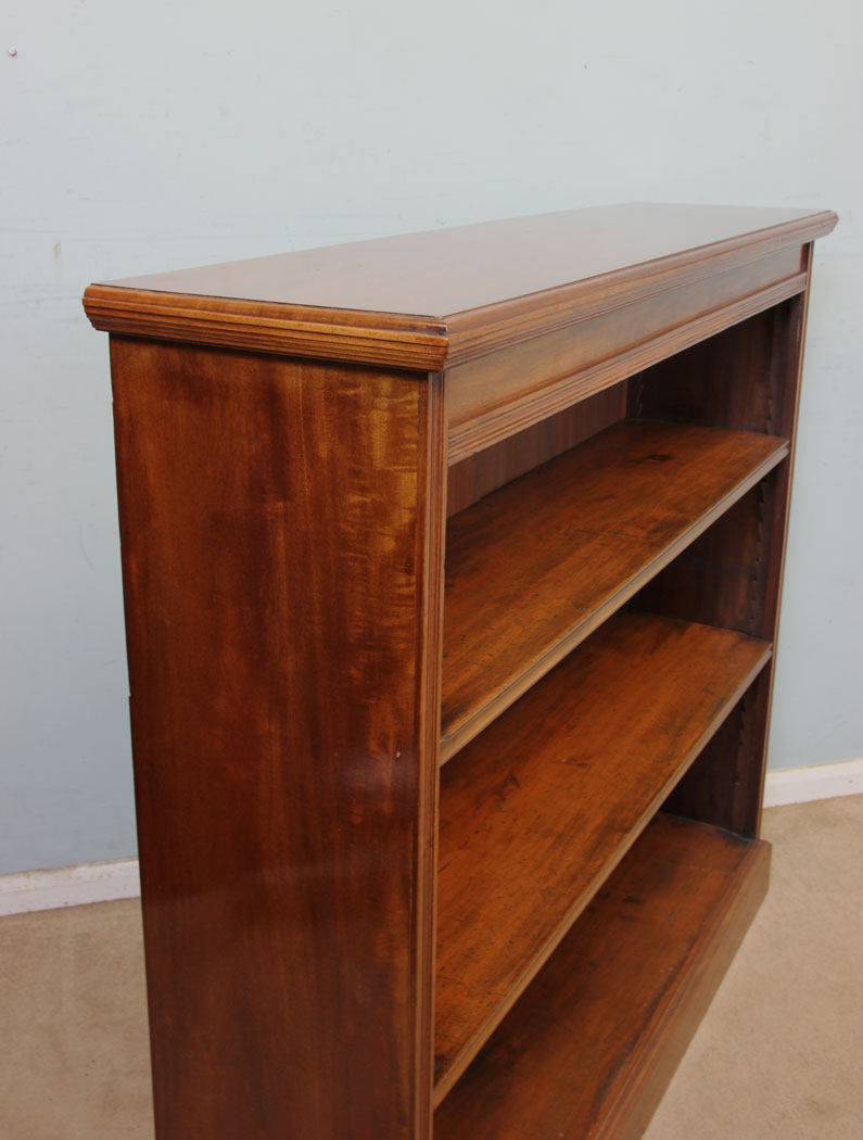 11075r4 Antique Late Victorian Bookcase, Antique Open Bookcase