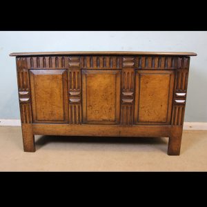 Antique Oak Coffer Blanket Chest