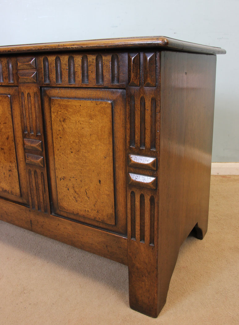Antique Oak Blanket Chest, Coffer, London, Antique Oak Coffer Blanket Chest