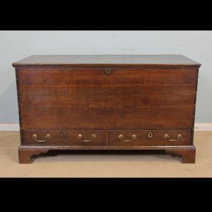 Antique 19th Century Oak Mule Chest,