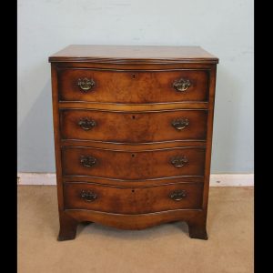 Antique Small Burr Walnut Chest of Drawers