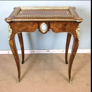 Antique Victorian Burr Walnut Jardiniere / Planter
