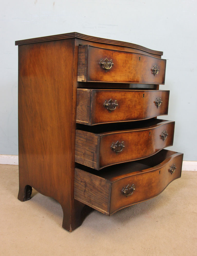 Antique Walnut Chest of Drawers,