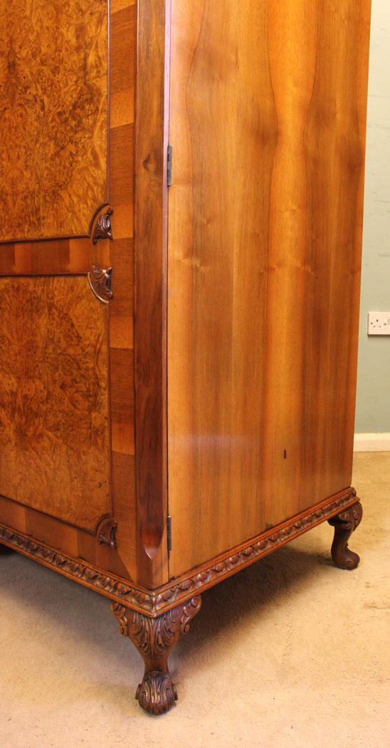 Antique Walnut Wardrobe, London,