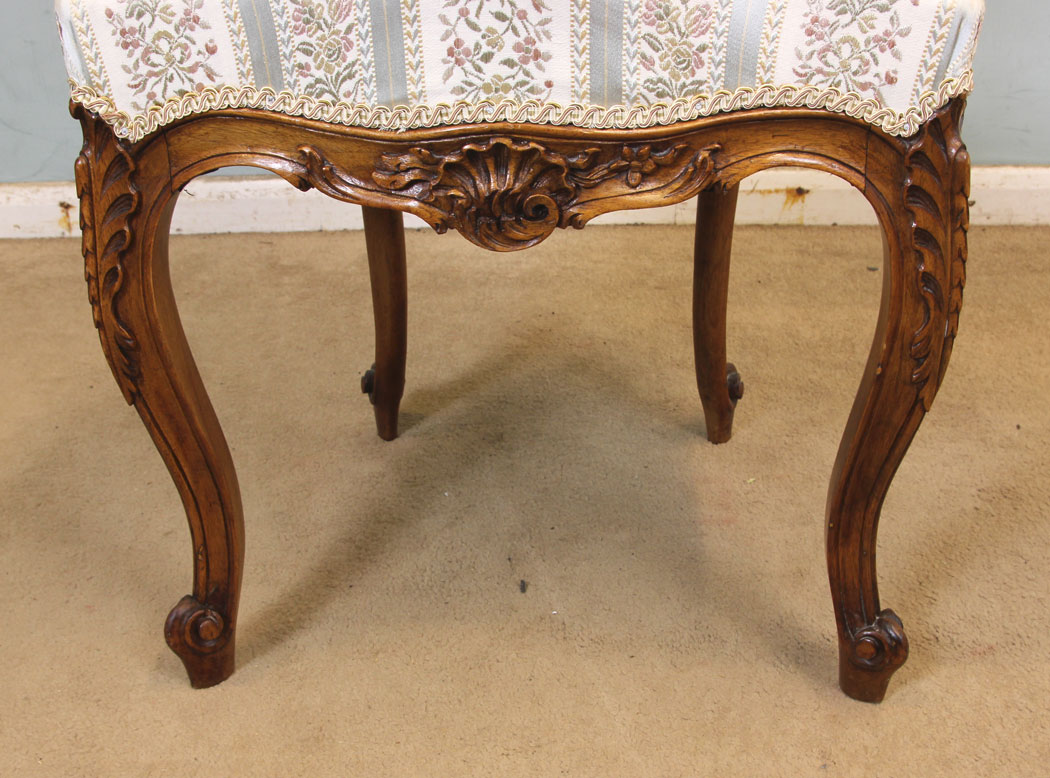 Antique Walnut Single Chair, Lincolnshire, Antique Walnut Single Side Chair