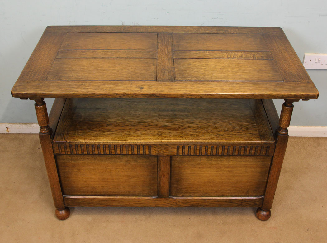Antique Oak Monks Bench, London, Antique Oak Monks Bench