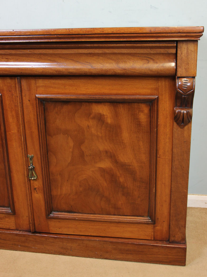 Antique Sideboard Base London, Antique Mahogany Chiffonier Sideboard Base